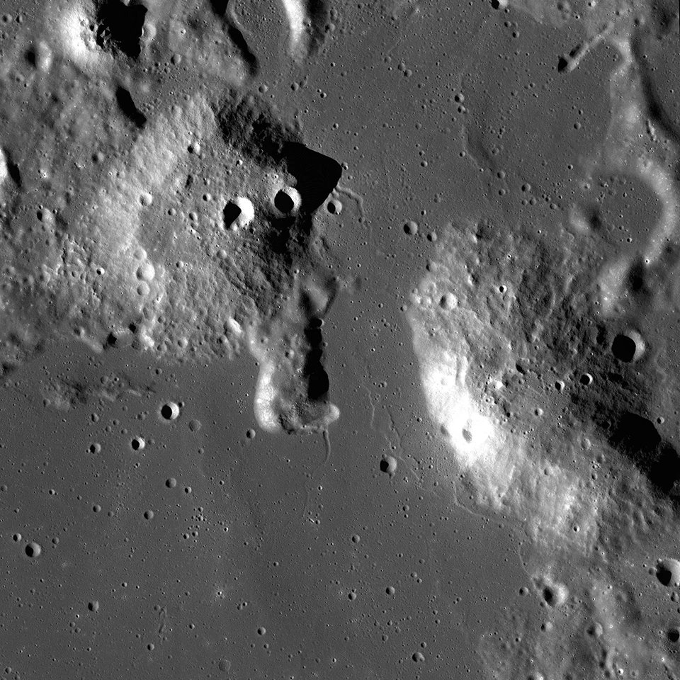 LROC high-resolution lunar terrain